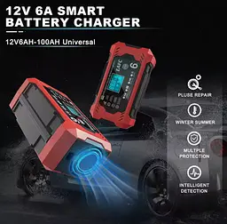 Автомобільний зарядний пристрій 6 А 12 V - мініатюра 4