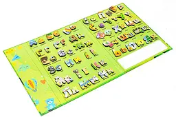 Алфавіт на липучках Puz-26919 р. 30х22х2см PuzzleOk - мініатюра 5