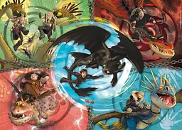 Пазл Clementoni SuperСolor: Пригоди Драконів, Як приборкати дракона, DreamWorks (SuperСolor - How to Train your Dragon Puzzle - 104 pcs.), 104 ел. (25035) - мініатюра 2