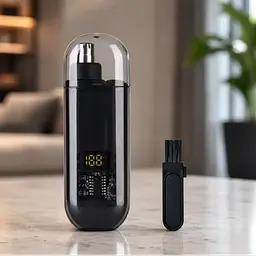 Триммер для носа и ушей, от USB, 8000 об./мин/триммер для носа/триммер для ушей Черный