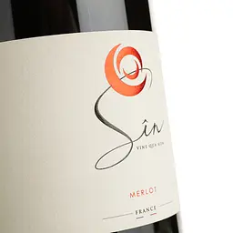 Вино Sin Merlot червоне сухе 0.75 л - мініатюра 3
