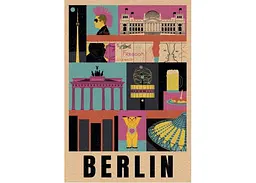 Пазл Clementoni Мода в Берліні, Німеччина (Style in the City - Berlin Puzzle - 1000 pcs.), 1000 ел. (39845) - мініатюра 2