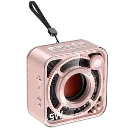 Портативна міні-колонка 5W BT/TF/USB/AUX 5 Вт, рожевий Smart X DW12P - мініатюра 7