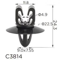 Кліпса утримувач трубок та проводки Chevrolet, Opel (Ford, Chevrolet 94530268) (C3814)