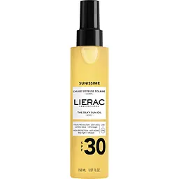 Шовковиста олія Lierac Sunissime Silky Sun для засмаги SPF 30 150 мл