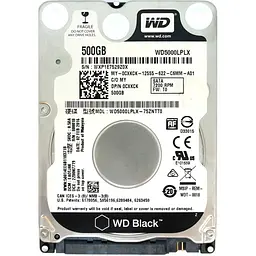 Жорсткий диск 2.5` WD Black HDD 500GB SATA 32MB (WD5000LPLX) [106852]