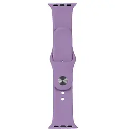 Ремінець Apple Watch Silicone 38/40/41 мм Light Фіолетовий L