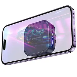 Охолоджуючий кулер для мобільного телефону Borofone BG15 Travel magnetic Black - мініатюра 2