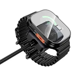 БЗП Hoco CW66 PD100W+iWatch 2-in-1 charging cable Black - мініатюра 5