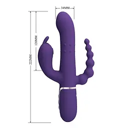 Вібратор PRETTY LOVE Cammy Dark Purple, Twinkled Tenderness PRETTY LOVE BW-500036-2 101622 - мініатюра 3