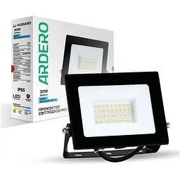 Прожектор світлодіодний Ardero LL-1030ARD 30 Вт 6500K чорний (80017) - мініатюра 2