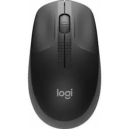 Мишка Logitech M190 бездротова, Full size, Charcoal