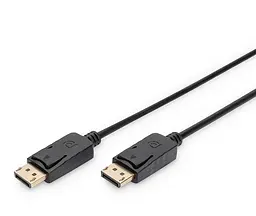 Кабель DisplayPort (M) - DisplayPort (M), 2 м, чорний, Digitus, V1.2 (DB-340100-020-S)