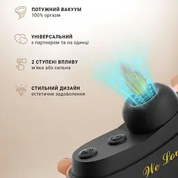 Вакуумний кліторальний стимулятор Portable Sucker Білий — безконтактний вуманайзер з вібрацією на 10 режимів - мініатюра 5