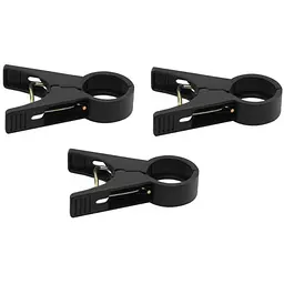 Затискачі для фіксації рослин Bradas 20 мм, 10 шт, BLACK (TYK20BK/10)