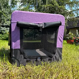 М'яка клітка-переноска для собак Pet Travel II Pink - мініатюра 5