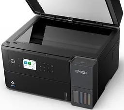 Epson БФП ink color A4 Epson EcoTank L6370 35_23 ppm DADF Duplex USB Ethernet Wi-Fi 4 inks Black Pigment - мініатюра 3