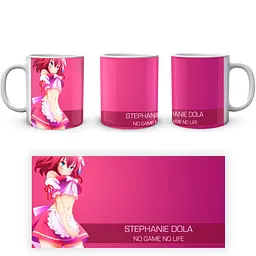 Кухоль GeekLand No Game No Life Без гри немає життя Стефани NGNL 002.11 330 мл білий - мініатюра 4