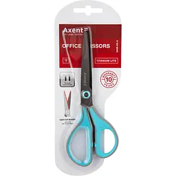 Ножиці Axent Titanium Lite 19 см сіро-блакитні (6406-05-A) - мініатюра 3