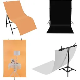Фотофон Puluz PU5321B 156х80см Black [151267] - мініатюра 8