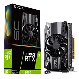 Відеокарта GeForce RTX 2060 6GB EVGA SC Gaming (06G-P4-2060-KR) Б/В