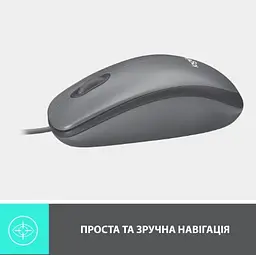 Миша комп'ютерна Mouse M100 Black (910-006652) Logitech teh0022131 - мініатюра 7