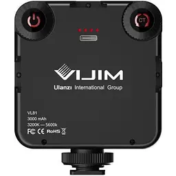 Відеосвітло Ulanzi Vijim Led Light UV-2134 VL81 Black - мініатюра 2