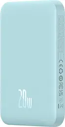 Портативний акумулятор Baseus Magnetic Mini Air Wireless 20W 6000mAh blue (P10059002313-00) - мініатюра 3