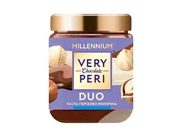 Паста шоколадна MILLENNIUM 230г Very Peri Duo горіхово-молочна