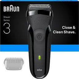 Електро Бритва BRAUN 300S Red. Тип гоління: сухе / акумулятор / Час автономної роботи: 45 хв / - мініатюра 2