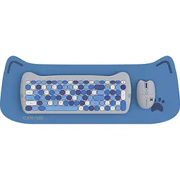 Комплект (Клавіатура та Миша) CANYON HSET-W6 EN Kitty Edition AAA+АА Wireless Blue