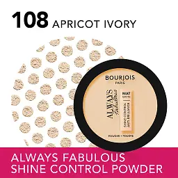Компактна пудра Bourjois Always Fabulous, відтінок 108 (Apricot Ivory), 10 г (8000019656498) - мініатюра 2