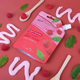 Маска для тіла Face Facts Brightening Raspberry Body Mask освітлювальна малинова 200 мл - мініатюра 3
