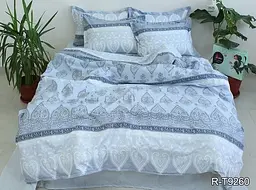 Комплект постільної білизни з компаньйоном (R-T9260) 1,5-спальний TAG tekstil pbe0036995 - мініатюра 1