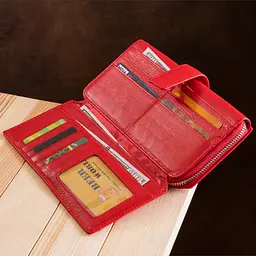 Жіночий шкіряний гаманець (SТ228) ST Leather 10,5х20х3,5 см acs0015528 - мініатюра 8