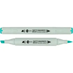 Набір спиртових маркерів Santi Brush SA-58 м'ятний 6 шт. (390973)