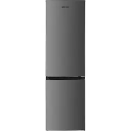 Холодильник Edler ED 323IDD Inox двухкамерный с нижней морозильной камерой No Frost общий объем 237L полезный объем 182L/55L механическое управление суперзамораживание режим отпуск A+ 181x54.5x60 см