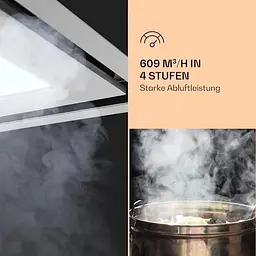 Острівна витяжка Klarstein Remy Brilliant Edition 90см (10035477) - мініатюра 4