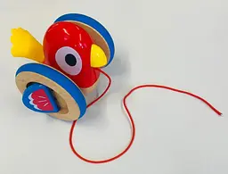Дерев'яна каталка Hape E0360 Пташеня розвиваюча дерев'яна іграшка з дерева для малюків - мініатюра 4