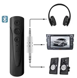 Bluetooth адаптер для навушників No Brand AutoSabb Bluetooth 4.1 аудіо AUX 3.5 мм jack - мініатюра 2