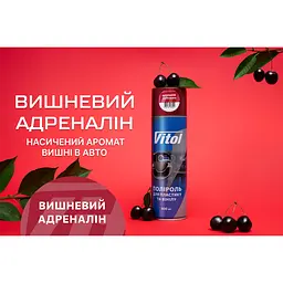 Поліроль для пластику та вінілу Vitol Вишневий адреналін 500 мл (088000) - мініатюра 6