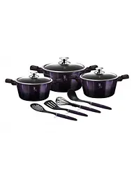 Набір посуду 10 предметів Berlinger Haus Purple Eclipse Collection (BH-7141)