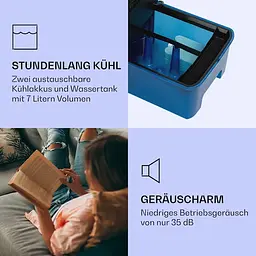 Охолоджувач повітря Klarstein IceWind Plus Smart 4-in-1 Коричневий (10040210) - мініатюра 6