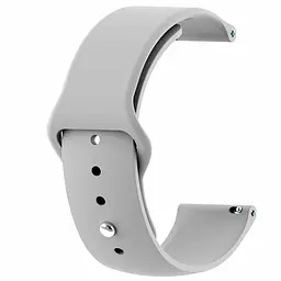Ремінець ArmorStandart Silicone Watch Strap 20mm Light Grey (ARM60517)