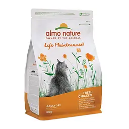 Cухий корм для дорослих кішок Almo Nature Holistic з куркою 2 кг