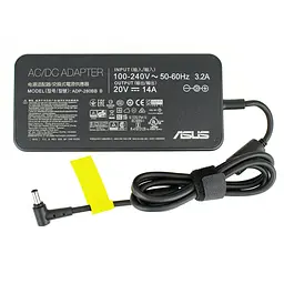 Блок живлення для ноутбука Asus 20V, 14A, 280W, 6.0x3.7мм-PIN, black (0A001-00800800) (без кабеля!)