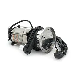 Занурювальний насос 550W 220V до 3 м³/год підйом до 20 м 25 мм нержавіюча сталь 355х205х185 мм 3,770 кг + перехідник - мініатюра 2