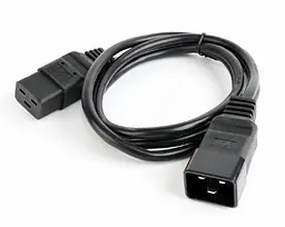 Кабель живлення Cablexpert C19-С20, черний, 1.5 м (PC-189-C19) - мініатюра 3