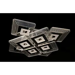 LED люстра світильник з пультом і підсвічуванням Linisoln 2726-4+4A CH - мініатюра 3