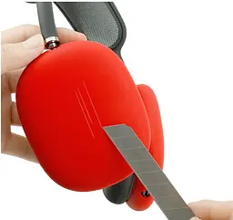 Чохол-накладка DK Silicone Candy Friendly для Apple AirPods Max 1/2 (red) - мініатюра 4